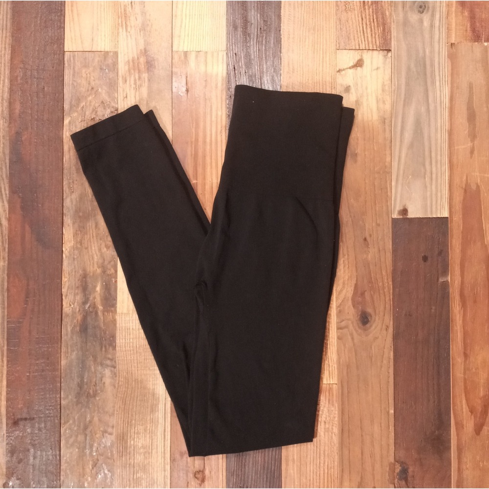Spanx Look at Me Now Seamless Leggings Black High Waist‎ XL 2351